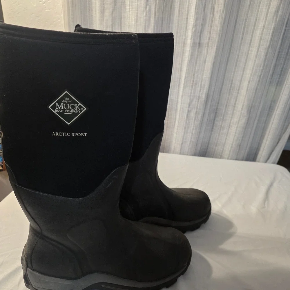 Muck Boot Arctic Sport Hunting Boots Mens 11 Womens 12 Waterproof Insulated Snow